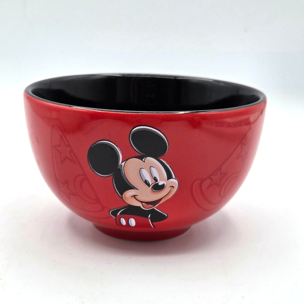 Disneyland Paris Mickey Mouse Character Portrait Bowl Cereal Soup Ice Cream